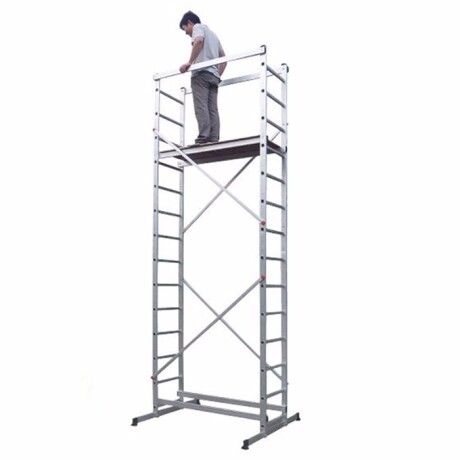 GALOX ANDAMIO ALUMINIO PANTHER 14 ESCALONES Galox Andamio Aluminio Panther 14 Escalones