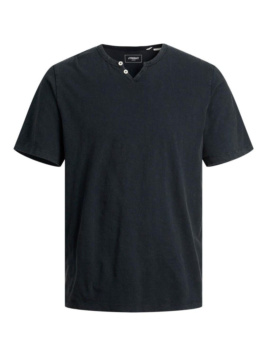 Camiseta Ret Cuello "v" Abotonado - Navy Blazer 