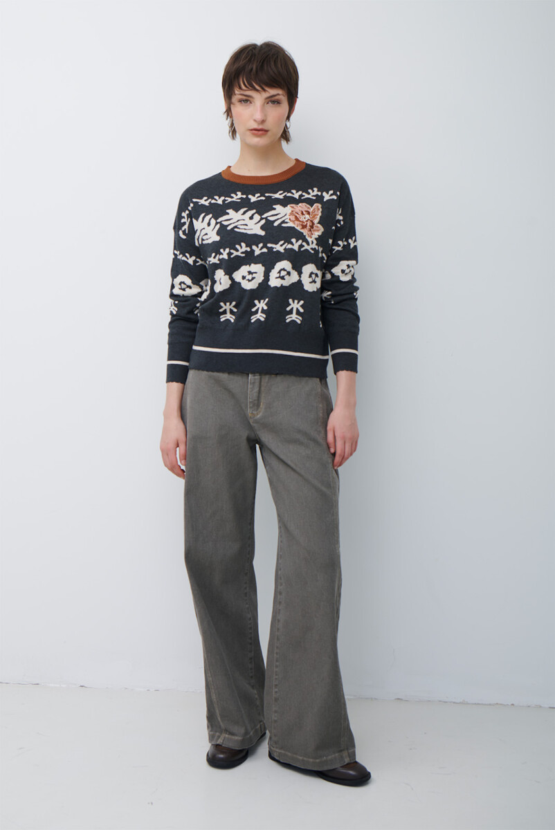 BUZO FLOR FLOR - GRAFITO 