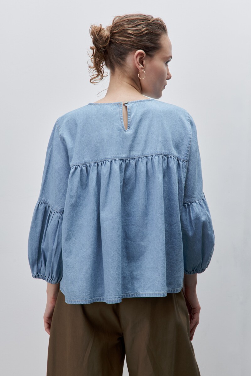 BLUSA RODY Celeste