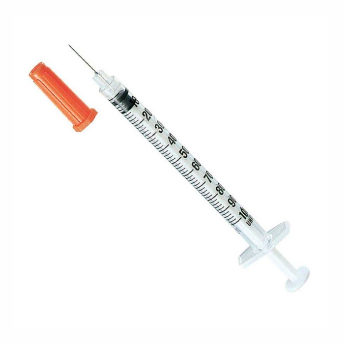 JERINGA 1ML C/AGUJA NO FIJ.27G X1/2 WEGO única