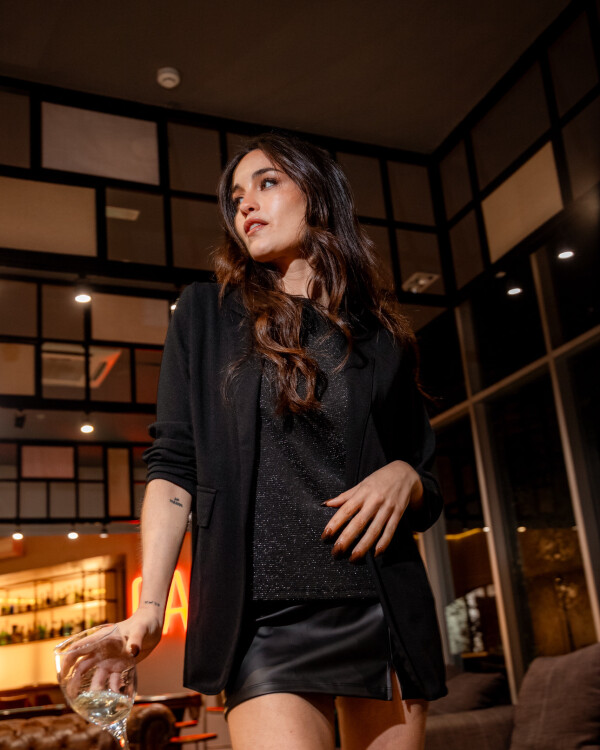 Blazer Megan negro
