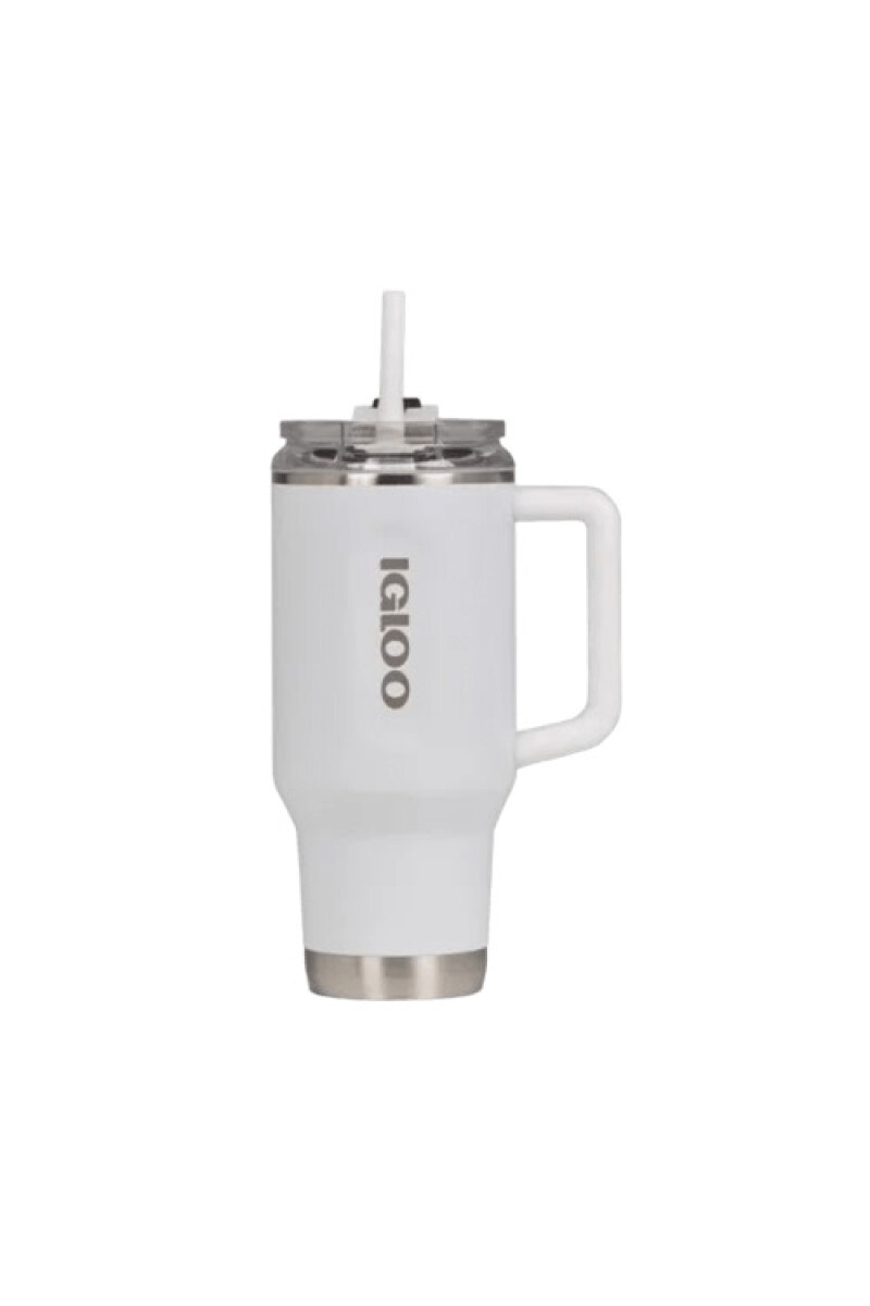 IGLOO TERMO 950ML C/PAJITA BLANCO