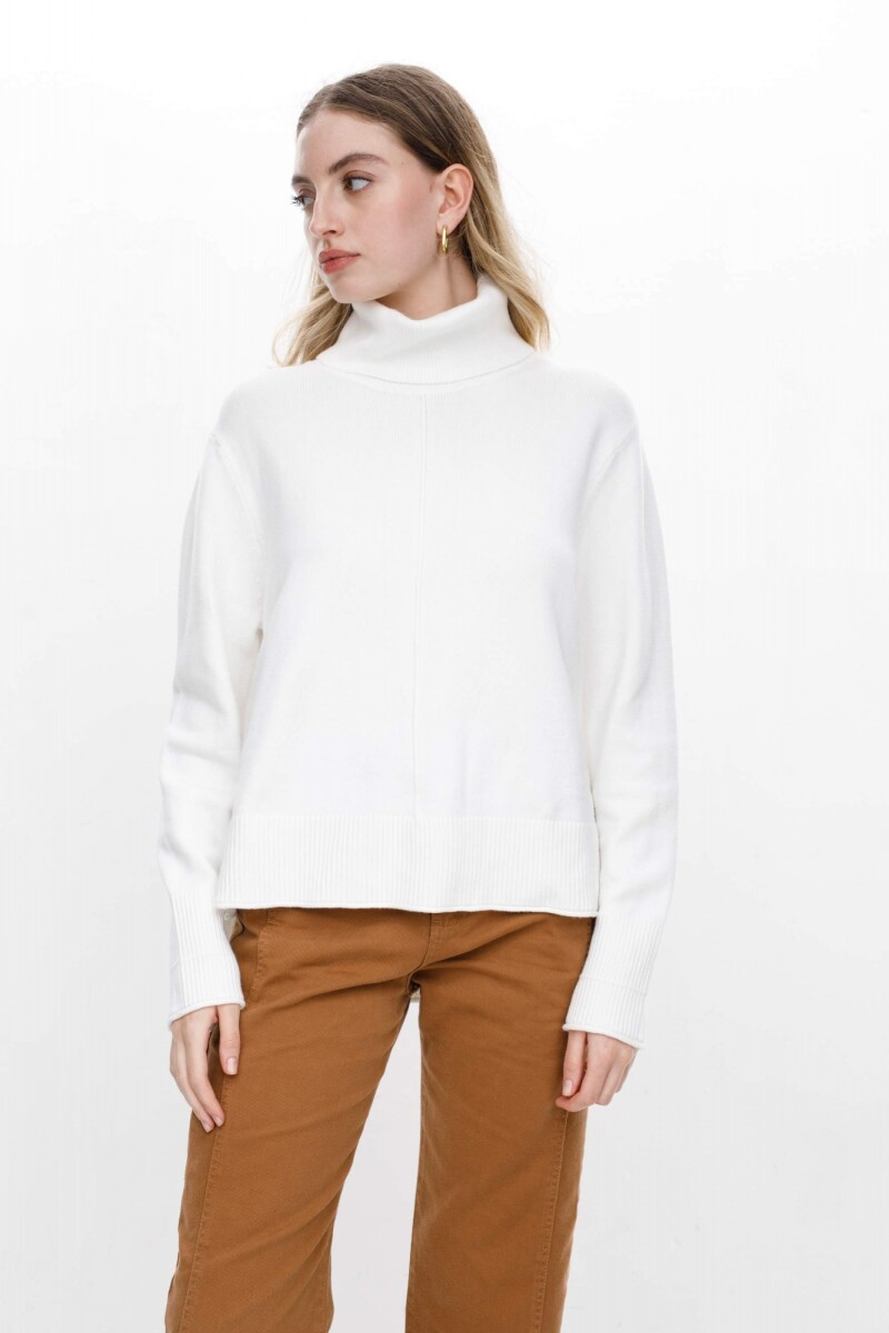 Sweater Polera Serrana Blanco