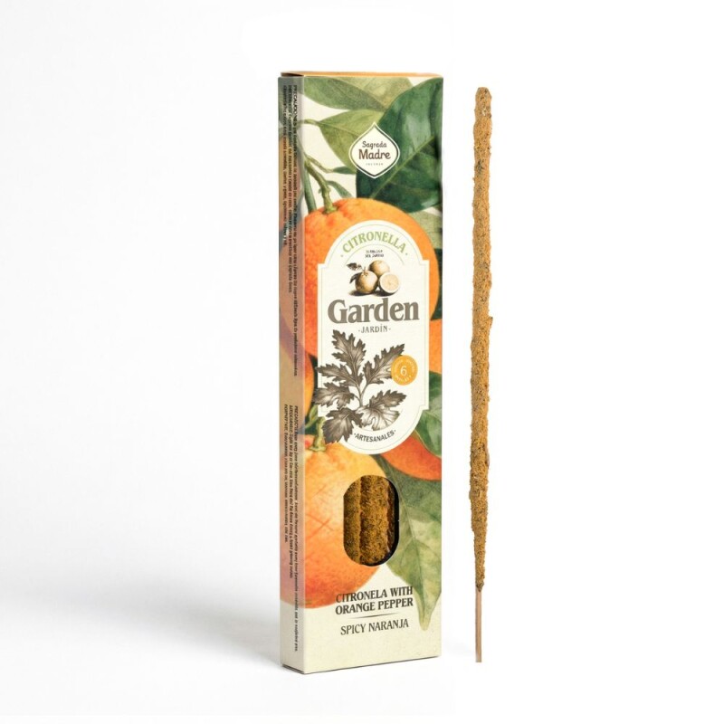 INCIENSO LINEA GARDEN CITRONELA Naranja/pimienta