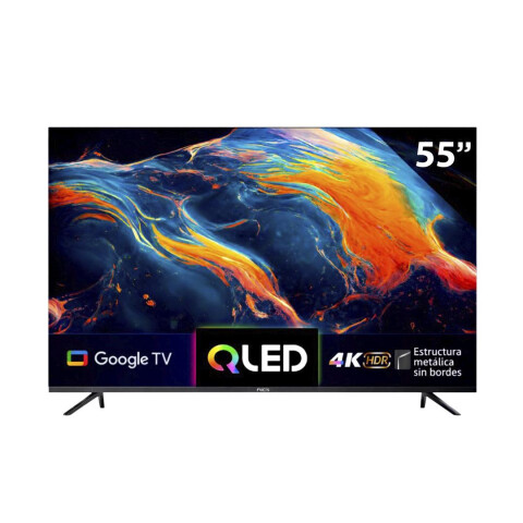 TELEVISOR SMART TV NICS 55" GOOGLE TV 4K QLED TELEVISOR SMART TV NICS 55" GOOGLE TV 4K QLED