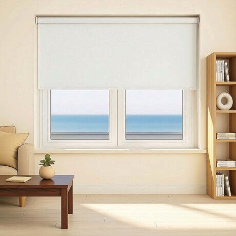 Cortina roller blackout 160 x 200 BLANCO
