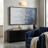 CUADRO RECT DET GRIS C/RELIEVE 45X90CM Unica