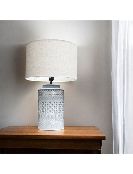 LAMPARA PORCELANA D38x61CM DISEÑO GRIS LAMPARA PORCELANA D38x61CM DISEÑO GRIS