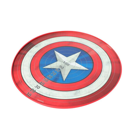 Tiro al Blanco Magnético con 6 Dardos 35 cm Capitán América