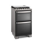 Cocina 4 Hornallas Doble Horno Inox Acero inoxidable
