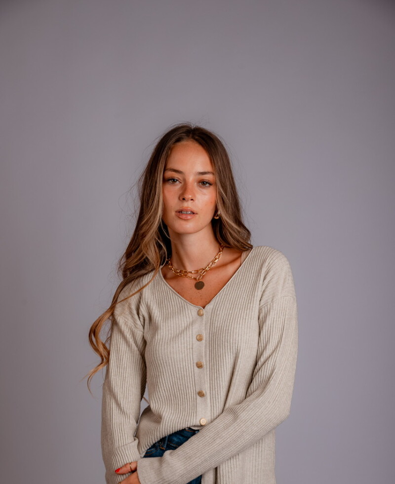 Blusa Marina beige