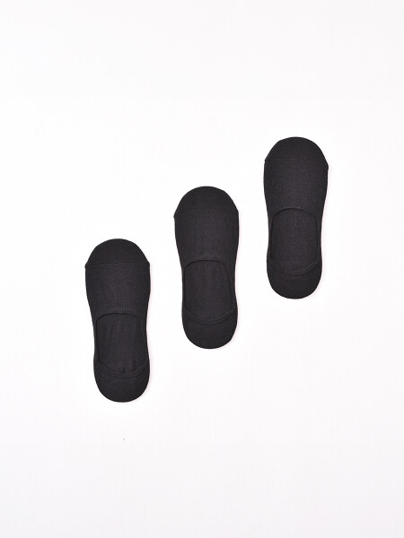 MEDIA INVISIBLE PACK X 3 NEGRO