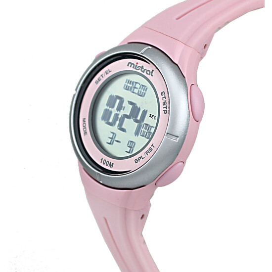 Reloj Mistral Deportivo Silicona Rosa 0