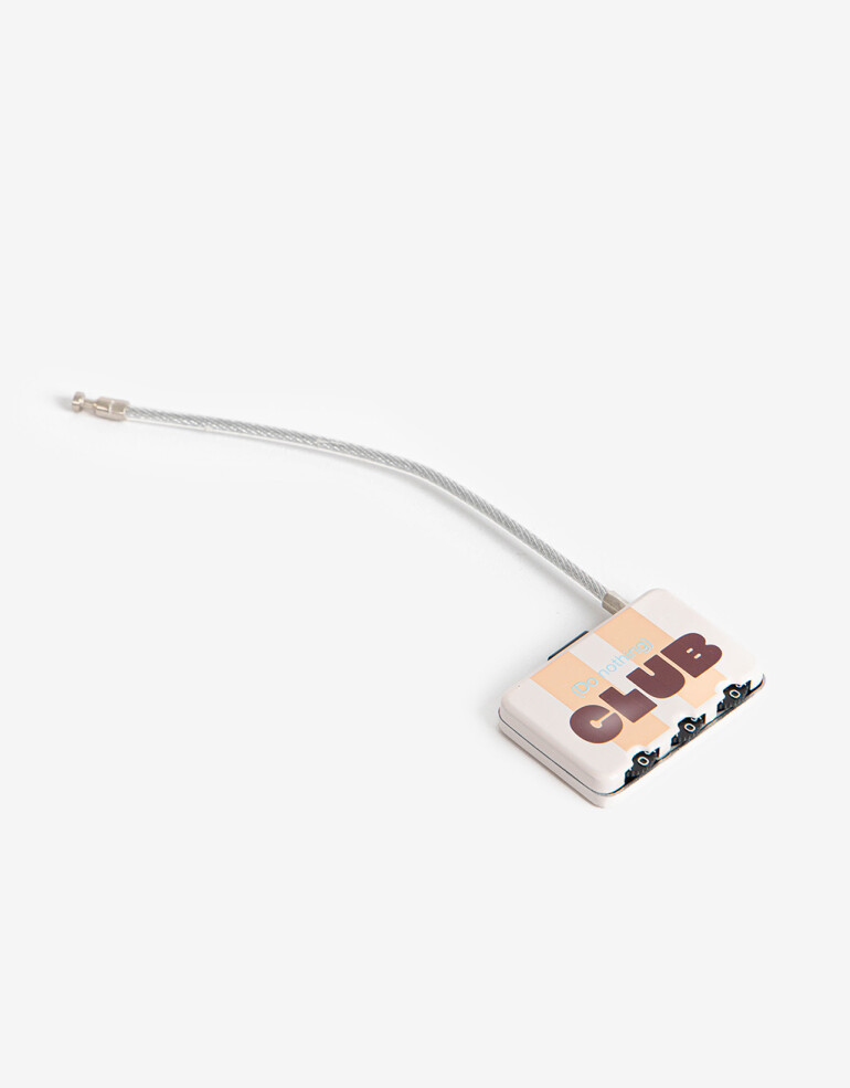 Viajes Varios Candado Candado Con Combinación Numérica Frase - Combinacion Multicolor