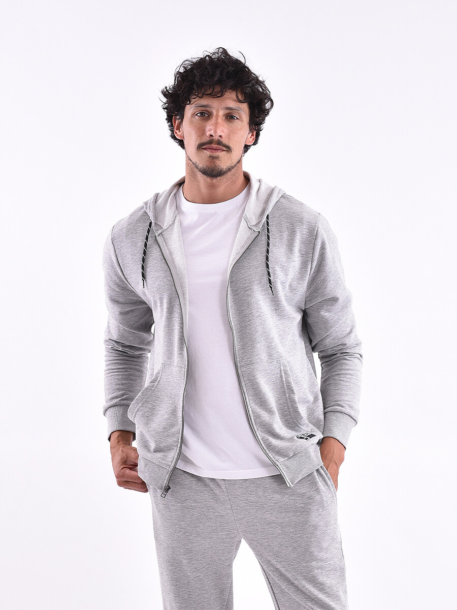 CANGURO REGULAR - GRIS MELANGE M 