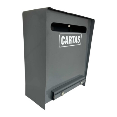Buzón metálico para cartas Gris