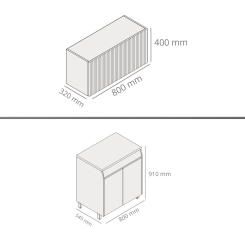 JUEGO MODULAR PARA COCINA INCLUYE AEREO Y BAJO MESADA GAMAS DE BEIGE
