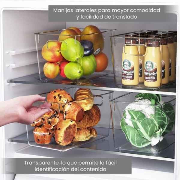 Organizador De Cocina Heladera Alacena Multiuso Juego De 6 Recipientes Contenedores Imback Organizador De Cocina Heladera Alacena Multiuso Juego De 6 Recipientes Contenedores Imback