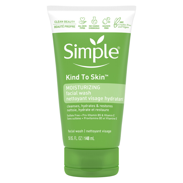SIMPLE KTS MOIST FACE WASH 148 ML única