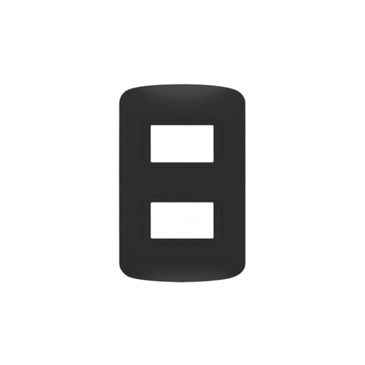 Plaqueta para 2 módulos gris - Atenea Plus - M48601 