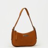 Cartera al hombro Mia en cuero gamuza Oxido