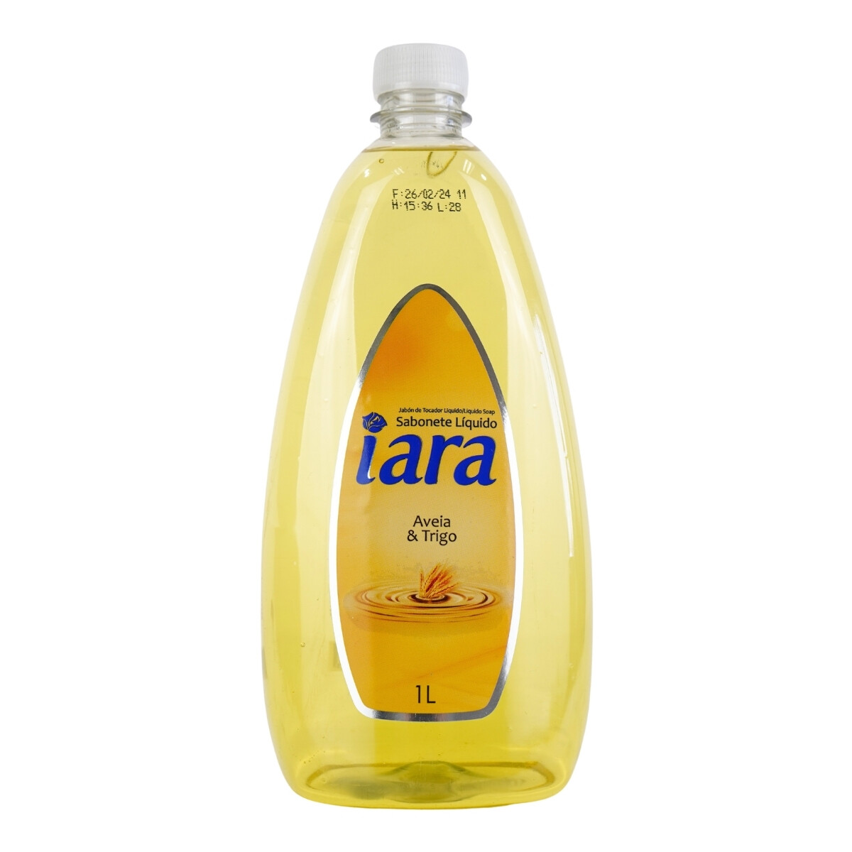 Jabon liquido para manos Iara refill 1L Avena & Trigo 