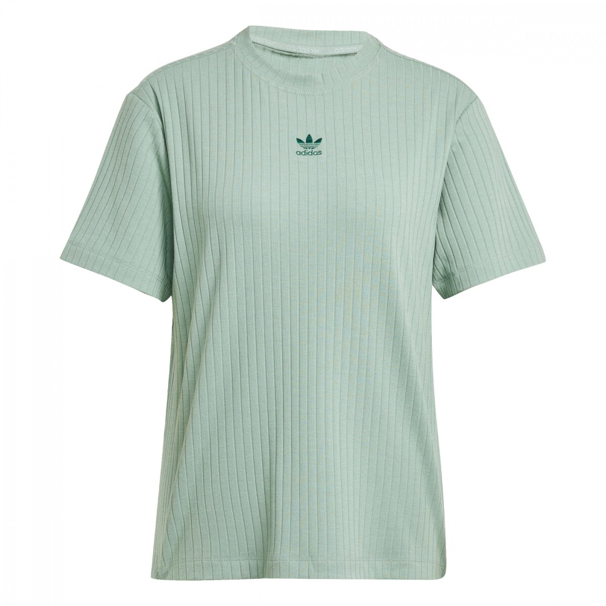 Remera Essentials Acanalado Ancho de Mujer - Multicolor 