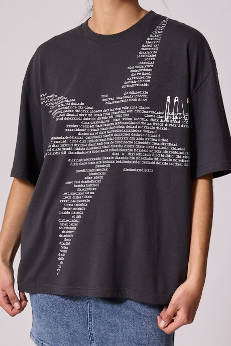 T-SHIRT CAFIL DIXIE Gris Oscuro