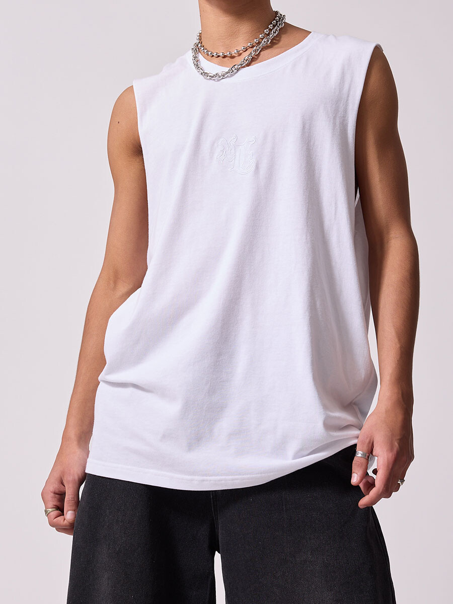 MUSCULOSA BARON DIXIE - Blanco 