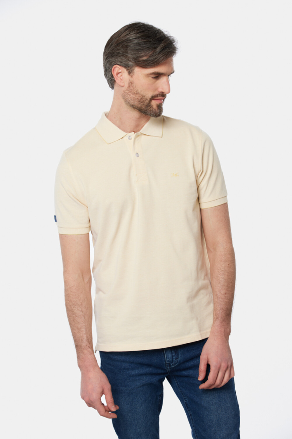 REMERA POLO LISA Amarillo