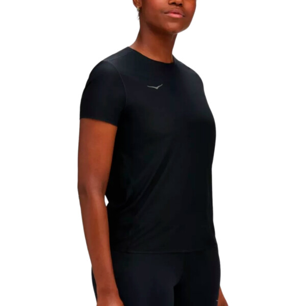 Hoka Airolite run Remera manga corta para mujer - Negro Negro