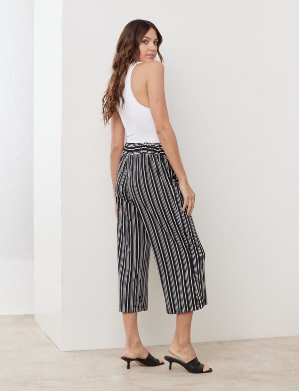 Pantalon Stripes NEGRO/BLANCO