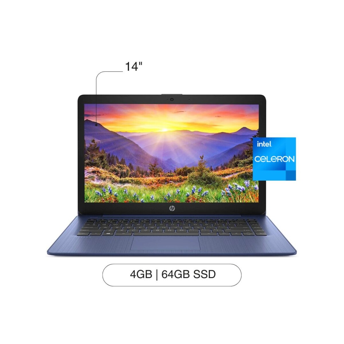 OUTLET - Notebook HP Stream 14-CB171WM 14' HD 64GB / 4GB N4000 W10 