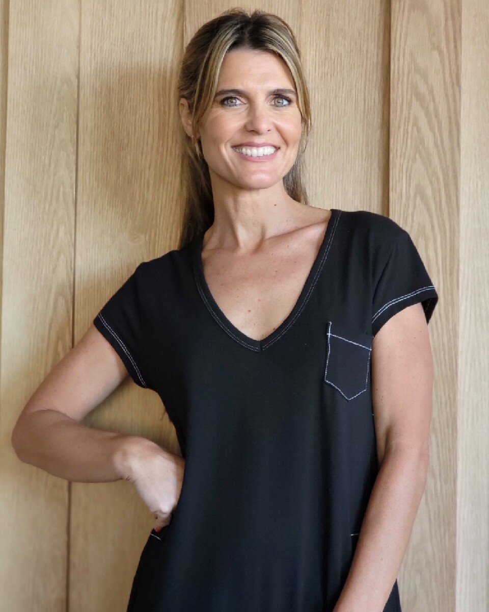 Vestido Clivia - Cotton Negro 