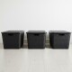 Set x3 Caja ratán 40 lts NEGRO