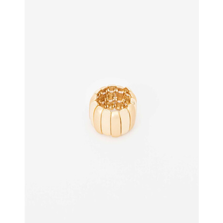 Anillo Con Elástico Dorado