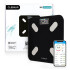 Balanza De Baño Inteligente App Bascula Monitor Medicion Conexion Digital 180 Kg Imback Color Negro Balanza De Baño Inteligente App Bascula Monitor Medicion Conexion Digital 180 Kg Imback Color Negro