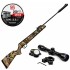 Chumbera Nitro Pistón 5.5mm + Mira 4x32 + Chumbos Camuflado