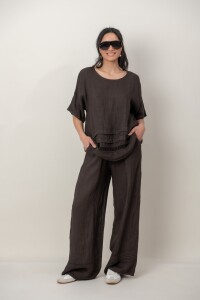 BLUSA ZEMYNA Chocolate
