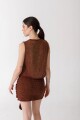 FALDA LAZO KNIT Uva