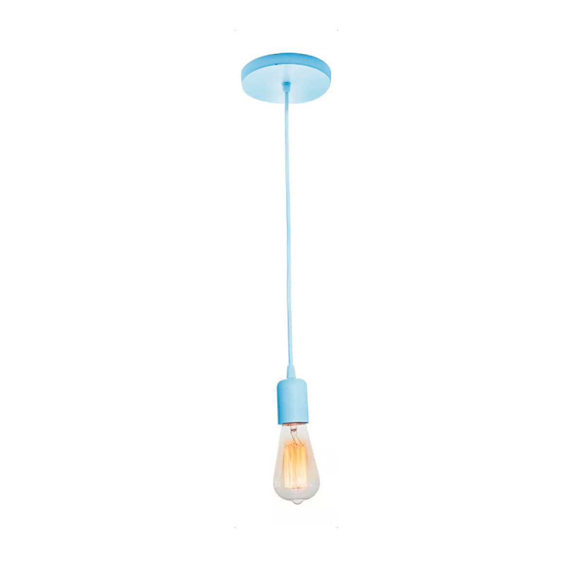 Lámpara Colgante Decorativa Rainbow Azul 