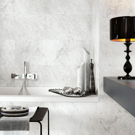 Porcelanato Blanco Marmolado 40X120Cm Piso Pared GAMAS DE BLANCO