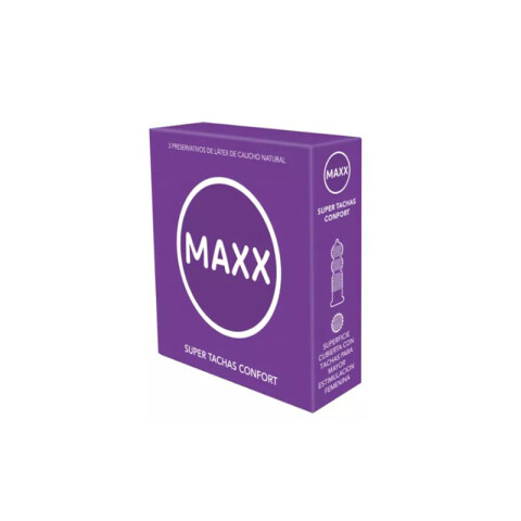 Maxx x3 preservativos Super Tachas confort