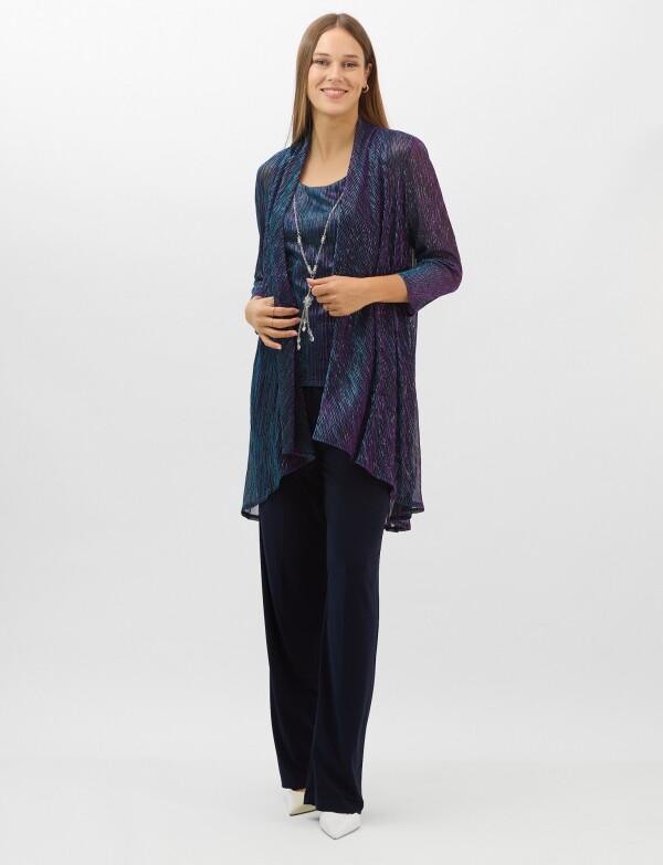 Set Musculosa, Chaqueta & Pantalon AZUL/MULTI