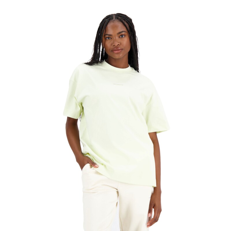 Remera New Balance de Dama - WT33557POU BROWN