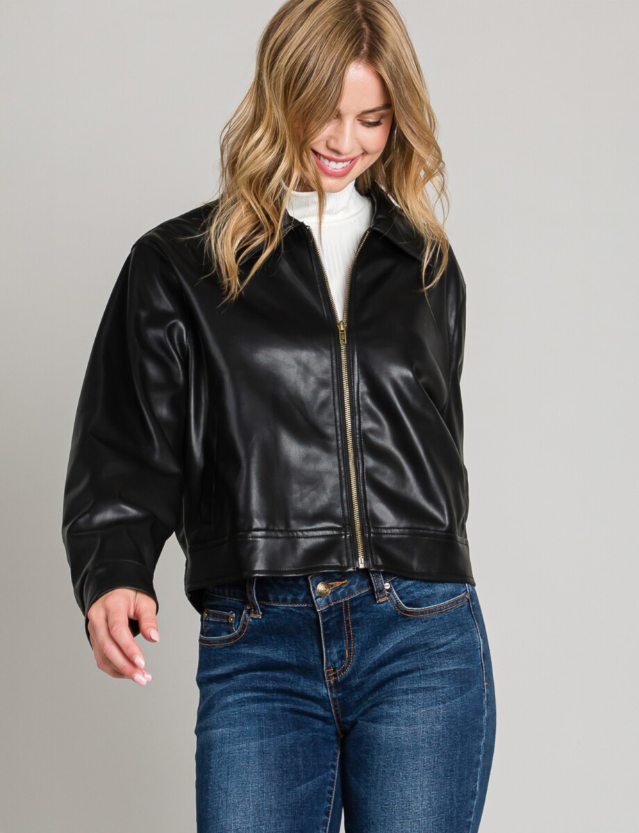 Camperita Eco Cuero - Negro 