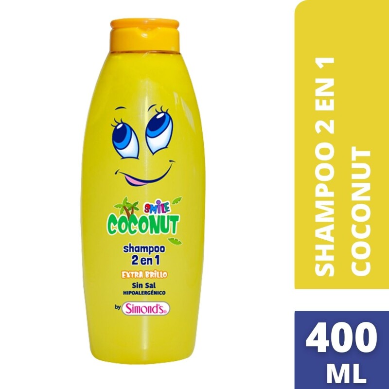 Shampoo Simonds Smile Kids 2 EN 1 Coconut 400 ML Shampoo Simonds Smile Kids 2 EN 1 Coconut 400 ML