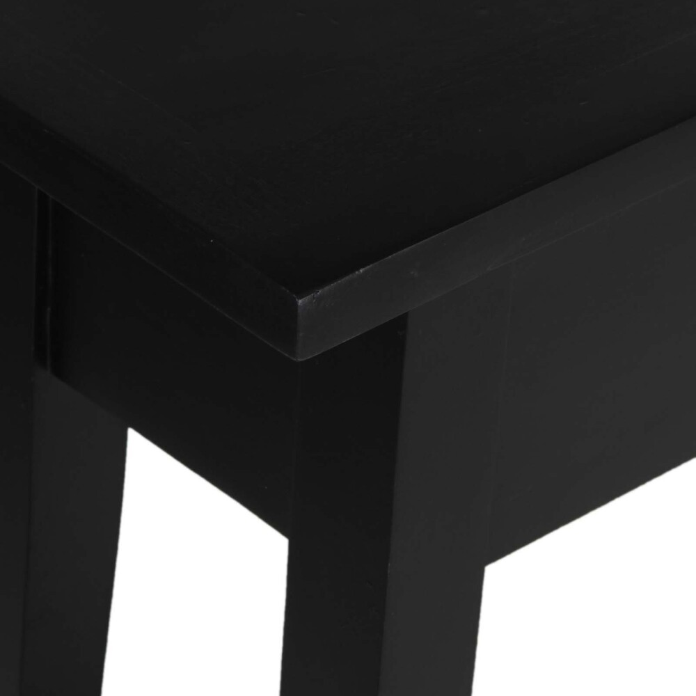 CONSOLA MDF-Y-MADERA NEGRO RETRO