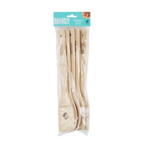 Set 5 utensilios bamboo 30cm Set 5 Utensilios Bamboo 30cm